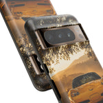 C5 Z06 Corvette Phone Case, Yellow Golden Hour Trail Cover