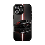 Camaro ZL1 Phone Case, Black Red Racing Stripe Studio Cover, Gift