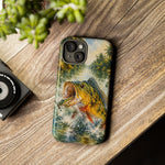 Peacock Bass Fishing Phone Case Angler Tough Cover Gift Art