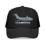 C-17 Globemaster III Heavy Airlift Military Trucker Cap Snapback Hat