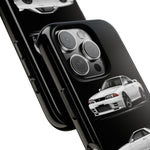 R32 Skyline Phone Case White, Three-View Vector Cover, Gift GTR Fans