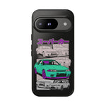 R32 Skyline GT-R Manga Style JDM Tough Phone Case Cover Gift