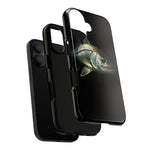 Snook Fishing Phone Case, Saltwater Portrait Black Cover, Gift
