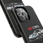 Silver C6 Z06 Phone Case for Chevy Fans, Tough Cover