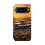 73 Chevy C10 Square body Truck Two-Tone Sunrise Tough Phone Case