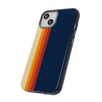 Retro Rainbow Stripe Phone Case | Tough Phone Case