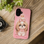 Shih Tzu Princess Kawaii Chibi Puppy Pet Dog Art Tough Phone Case