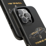 1979 Trans Am Firebird Phone Case Black Gold Muscle Tough Cover Art