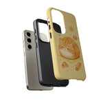 Orange Tabby Loaf Kawaii Chibi Pet Cat Art Tough Phone Case