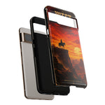 Western Sunset Cowboy Phone Case | Rugged Protective Cover