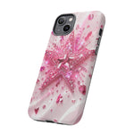 Pink Glitter Star Tough Case | Sparkle Phone Case