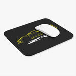 C8 ZR1 Mouse Pad Chevy Sports Car Line Art Desk Mat Yellow Muscle Car Gift