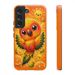 Sun Conure Kawaii Citrus Art Tough Phone Case