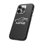 MR2 White Side Silhouette JDM Tough Phone Case Cover Gift