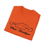 1970 GTO Judge Black Outline Silhouette Emblem Classic Car T-Shirt Fan Gift