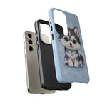 Siberian Husky Kawaii Ice Chibi Pet Dog Art Tough Phone Case