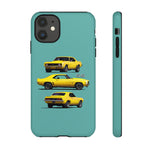 1969 Camaro SS Yellow Triple View Tough Phone Case Cover Gift