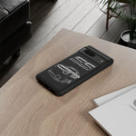 White SS Camaro reflection phone case | Car muscle car phone case