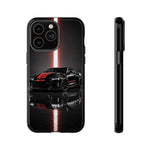 Camaro ZL1 Phone Case, Black Red Racing Stripe Studio Cover, Gift