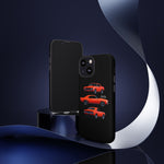 1969 Camaro SS Orange Triple View Muscle Car Tough Phone Case