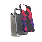 Neon Geisha Silhouette Phone Case | Tough Cover