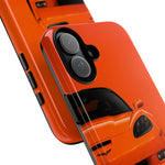 Orange C6 Z06 Studio Tough Phone Case for Sports Car Drivers