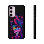 Neon Parrot Cocktails phone case | Tough Cases