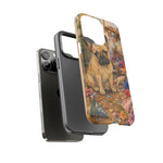 Guilty French Bulldog Phone Case, Confetti Watercolor Cover