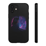 Girl at Window Night Cityphone Case | Tough Case
