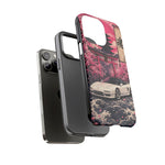 Pearl White NSX Phone Case, Cherry Blossom Torii Art Tough Cover