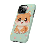 Shiba Inu Kawaii Chibi Smile Pet Dog Art Tough Phone Case