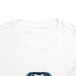 C6 Blue Front View Graphic Toddler T-Shirt Muscle Car Tee