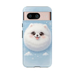 Samoyed Kawaii Snowball Chibi Art Tough Phone Case
