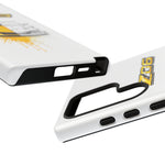 Z06 Corvette Phone Case, Yellow Sketch Reveal Chrome Cover