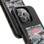 R34 Skyline GT-R Sakura Mountain JDM Tough Phone Case Gift