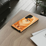 Pomeranian Tiny Fox Fluffy Art Tough Phone Case