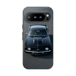 1969 Camaro SS Black Overhead Tough Phone Case Cover Gift Art