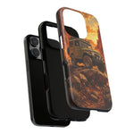 Land Cruiser FJ40 Classic 4x4 Red Rock Canyon Art Tough Phone Case