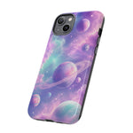Pastel Galaxy Planet Vaporwave Art Tough Phone Case