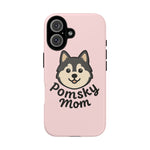 Pomsky Mom Phone Case | Cute Dog Illustration