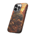 Land Cruiser FJ40 Classic 4x4 Red Rock Canyon Art Tough Phone Case