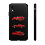 Z28 Red Triview Phone Case Classic Car Illustration