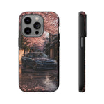 Cherry Blossom Street Scene R34 Skyline GTR Tough Case | Car Photo Cover