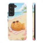 Taiyaki Beach Day Kawaii Tough Phone Case