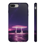 Neon Fuel Station Desert Night Tough Phone Case Cover Gift