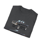 Black 1978 Chevy K10 Pickup T-Shirt | Classic Truck Illustration Tee