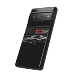 Black C5 Phone Case American Sports Car Tough Cover Gift
