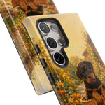 Rottweiler Puppy in Flower Pot Tough Case | Floral Dog Phone Cover