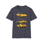 Yellow 1969 Corvette Stingray T-Shirt | Classic C3 Muscle Car Tee