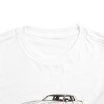 1985 Monte Carlo SS Toddler T-Shirt – Classic White & Red Muscle Car Tee